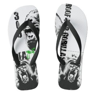 Roof Top Gorillas Miami Flip Flops