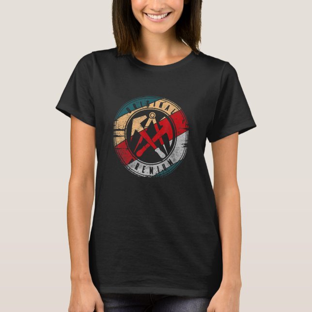 Roofer Carpenter Guild Sign Profession Handwerker  T-Shirt (Vorderseite)