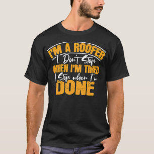 Roofer Donuts Donuts Eavator Junge Donut Party T-Shirt