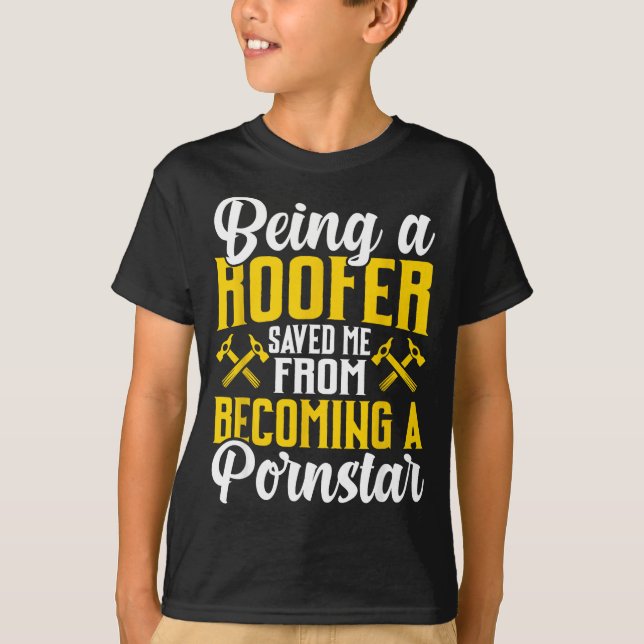 Roofer Funny Roofing Tee For Coworker Novelty  (Vorderseite)
