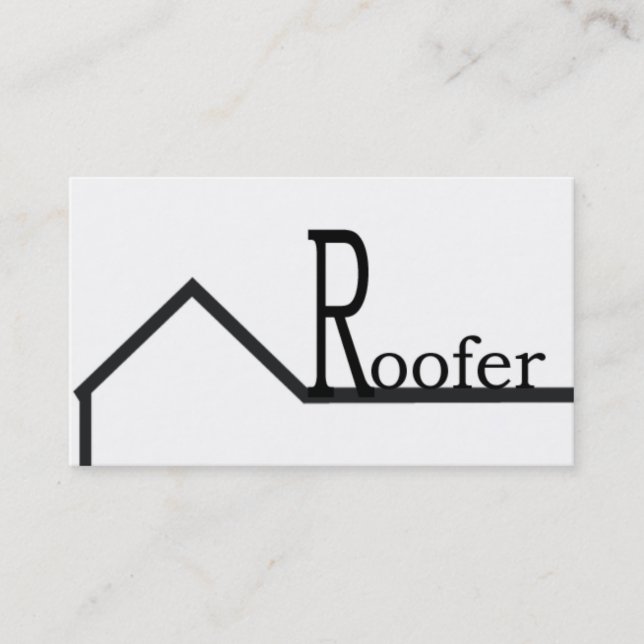 Roofer-Karte Visitenkarte (Vorderseite)