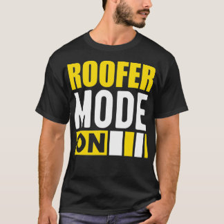 Roofer-Modus ein T-Shirt