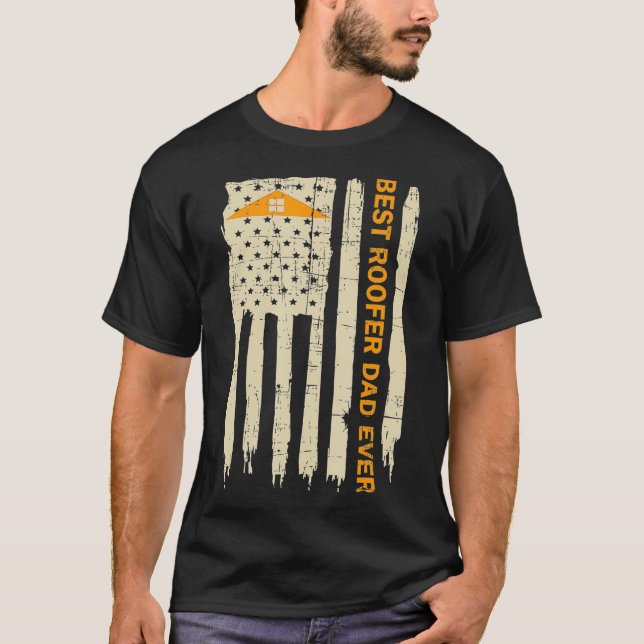 ROOFERBest Roofer Vater je T-Shirt (Vorderseite)