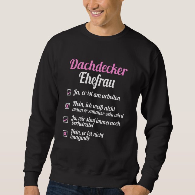 Roofers Guild Wappen Handwerker Männer Sweatshirt (Vorderseite)