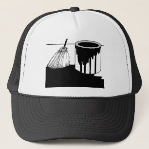 Roofers Hat Tar Bucket Truckerkappe