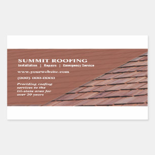 Roofers Promotionsticker Rechteckiger Aufkleber