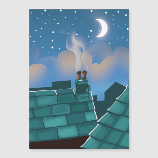 Rooftops Magnetkarte (Vorderseite)
