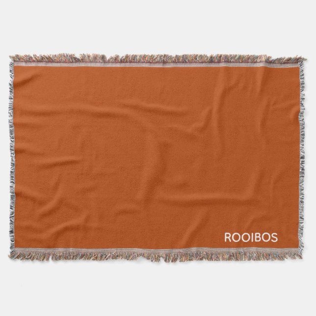 Rooibos roter brauner Name Decke (Vorderseite)