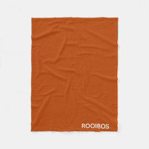 Rooibos roter brauner Name Fleecedecke