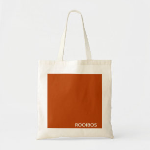 Rooibos roter brauner Name Tragetasche