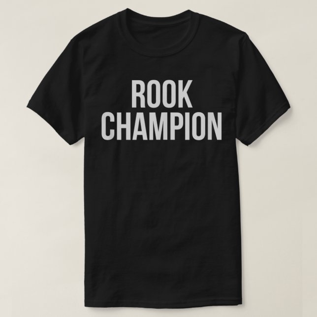 Rook Champion Card Game  T-Shirt (Design vorne)