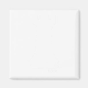 Rook Chess Piece Group Kostüm Schach Club Bistro Magnet