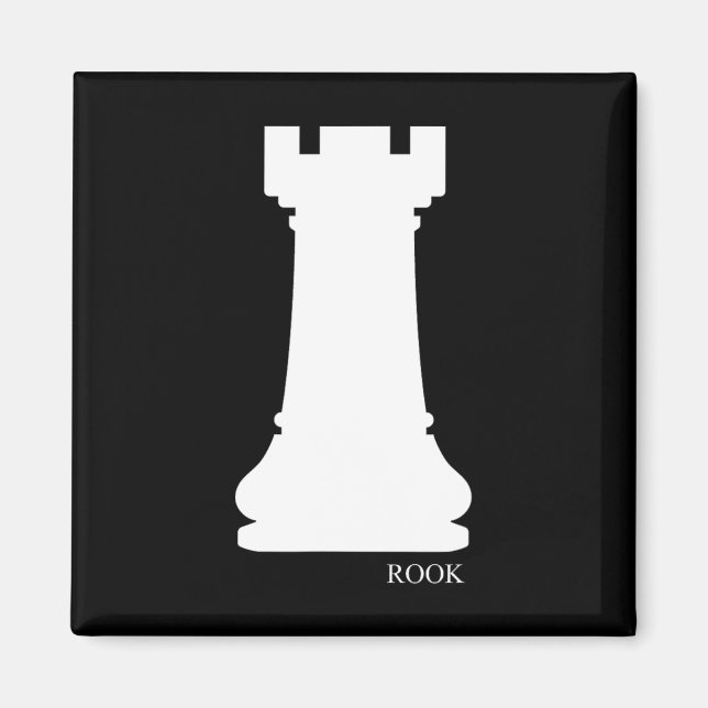 Rook Chess Piece Group Kostüm Schach Club Bistro Magnet (Vorne)
