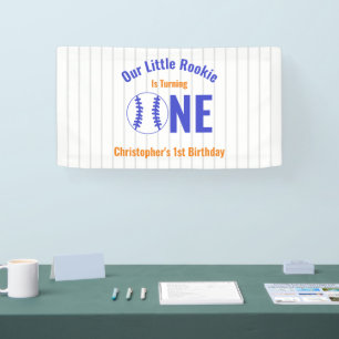 Rookie Baseball 1. Geburtstag Banner