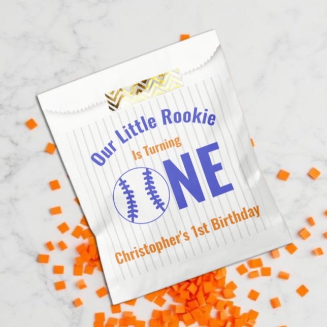Rookie Baseball 1. Geburtstag Geschenktütchen (Von Creator hochgeladen)