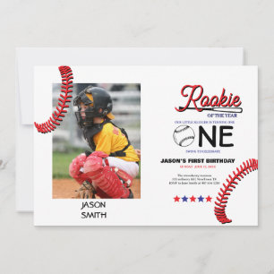 Rookie-Baseball-Kinderkarte Feiertagskarte