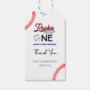 Rookie-Baseball-Kinderkarte Geschenkanhänger
