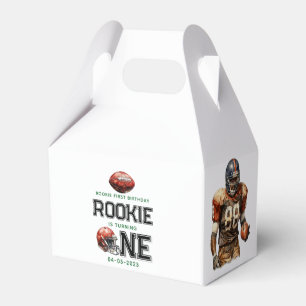 Rookie des Jahres 1. Geburtstag Fußball Boy's Geschenkschachtel