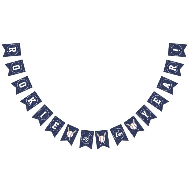 Rookie des Jahres Banner Baseball Thema (Alle)