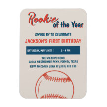 Rookie des Jahres Baseball Geburtstagsparty