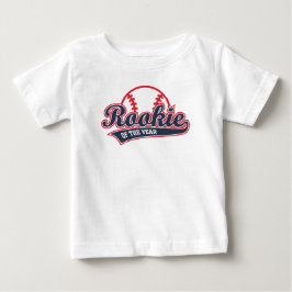 Rookie des Jahres Kind am 1. Geburtstag Baby T-shirt