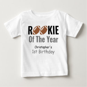 Rookie Football 1. Geburtstag Baby T-shirt