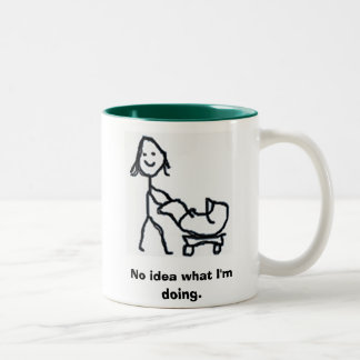 Rookie-Mama-Tasse Zweifarbige Tasse