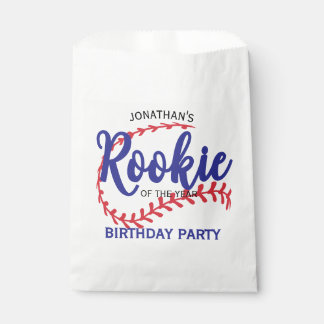 Rookie of the Year 1. Geburtstag Baseball Geschenktütchen