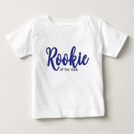 Rookie of the Year 1st Bday Baseball Baby T-shirt