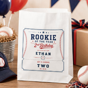 Rookie of the Year Baseball 2. Geburtstagsfeier Geschenktütchen