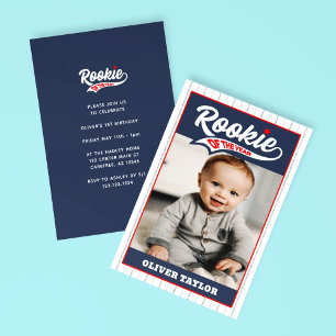 Rookie of the Year Foto Kinderparty Einladung