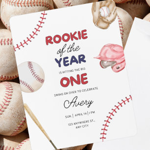 Rookie of the Year Kinderparty Einladung