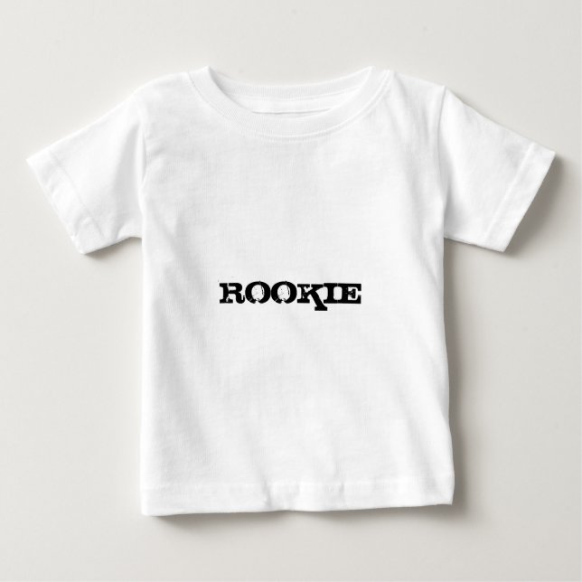 Rookie-T-Shirt mit lustigem Slogan/Sprichwort Baby T-shirt (Vorderseite)