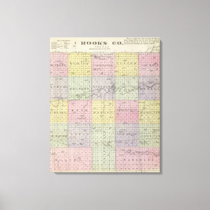 Rooks County, Kansas Leinwanddruck