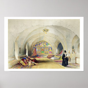 Room in an Armenian Convent, in Jerusalem (colour Poster