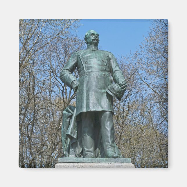 Roon Statue in Berlin Magnet (Vorne)