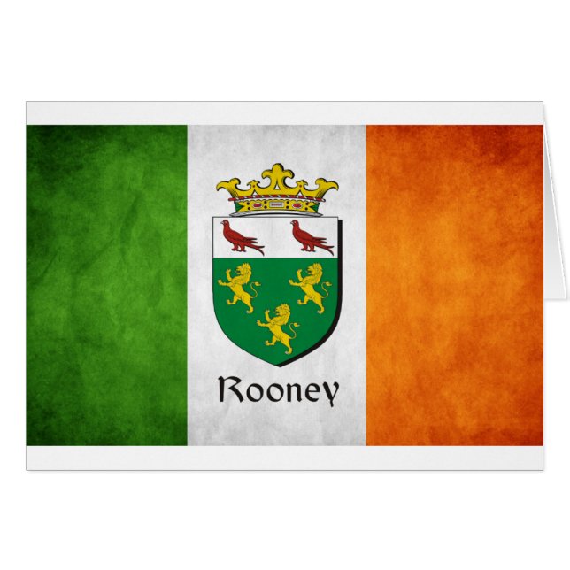 Rooney Irish Flag (Vorderseite (Horizontal))