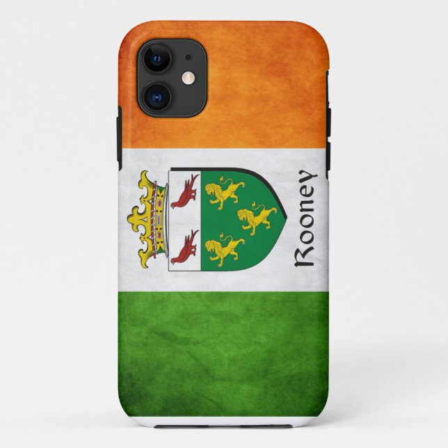 Rooney Irish Flag Case-Mate iPhone Hülle (Rückseite)