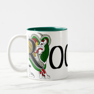 Rooney keltische Drache-Tasse Zweifarbige Tasse