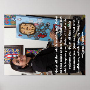 ROOPA DUDLEY KUNST-ZITAT POSTER