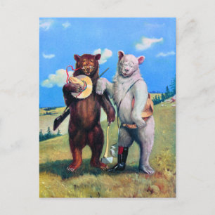 Roosevelt Bären in dem amerikanischen Westen Postkarte
