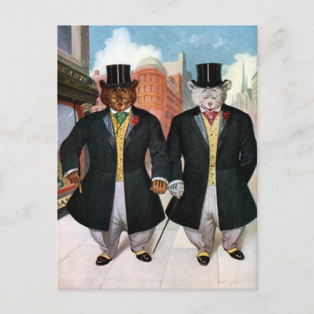 Roosevelt Bears in New York Postkarte (Vorderseite)