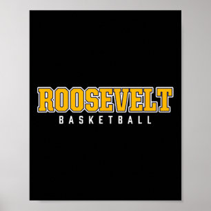 Roosevelt High School Skizze Poster