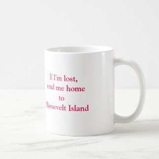 Roosevelt-Insel-Zuhause-Tasse Tasse