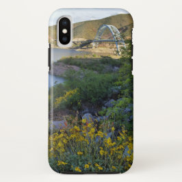 Roosevelt Lake Bridge Arizona Gelbe Wildblumen Case-Mate iPhone Hülle