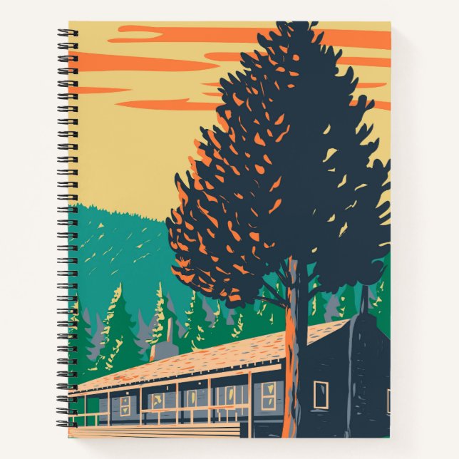 Roosevelt Lodge Notizbuch (Vorderseite)
