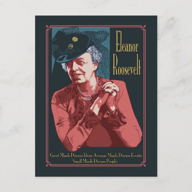 Roosevelt Postkarte (Vorderseite)