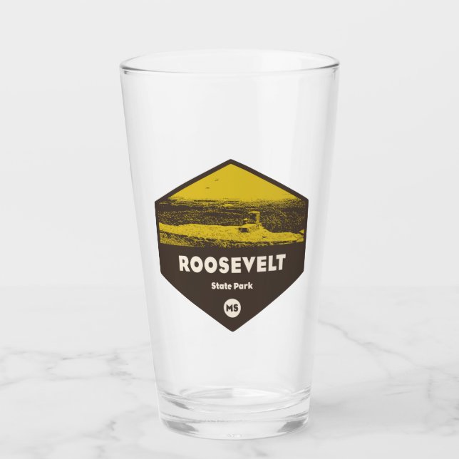 Roosevelt Staat Park Mississippi Glas (Vorderseite)