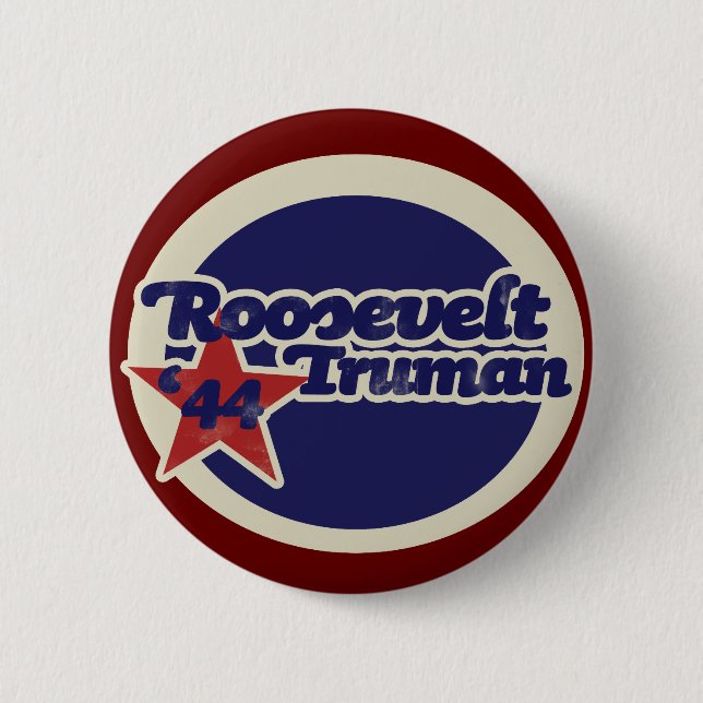 Roosevelt Truman 44 Button (Vorderseite)