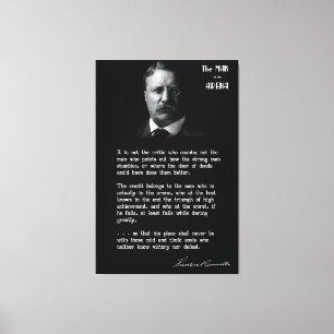 Roosevelts MAN in der ARENA-Rede 2 Leinwanddruck